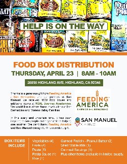 Free Food Boxes